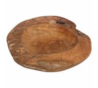 vidaXL Frutero JEPARA Ø 40 cm Madera de teca maciza Redondo