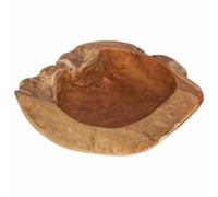 vidaXL Frutero JEPARA Ø 50 cm Madera de teca maciza Redondo