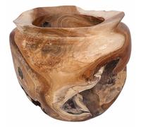 vidaXL Frutero JEPARA Madera Teak Marrón Ø 35 cm