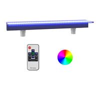 vidaXL Fuente Cascada con LED RGB acrílico 108 cm