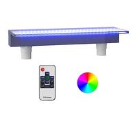 vidaXL Fuente cascada con LED RGB acrílico 60 cm