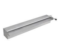 vidaXL Fuente cascada rectangular LED para piscina acero inoxidable 60 cm