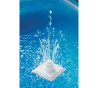 vidaXL Fuente griega para piscina 13 piezas blanca
