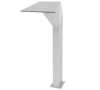 vidaXL Fuente para Piscina de Acero Inoxidable Plateada Decoración Dimensiones 64 x 30 x 52 cm, 50 x 30 x 90 cm