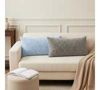vidaXL Funda de almohada 12 uds. HEERLEN Gris Claro 40 x 80 cm