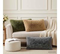 vidaXL Funda de almohada 12 uds. HEERLEN Verde claro 40 x 80 cm