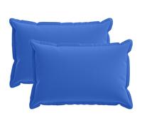 vidaXL Funda de almohada 2 uds. HOUTEN Azul Royal 50 x 70 cm Poliéster