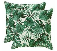 vidaXL Funda de almohada 2 uds. HOUTEN Estampado de hojas 65 x 65 cm