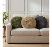 vidaXL Funda de almohada 6 pcs HEERLEN Gris Claro Ø 30 cm Fleece PV
