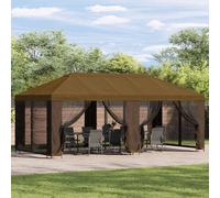 vidaXL Funda de Gazebo con Paredes Laterales 600,5 x 300,5 cm Topo