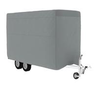 vidaXL Funda de Remolque de Caballo Tela no Tejida Gris 376x168x240 cm