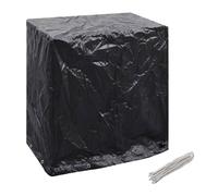vidaXL Funda muebles jardín mesa ping pong uds 8 ojales 160x55x182cm en 1 ud o 2 uds | estructura resistente ideal para salón dormitorio o estudio