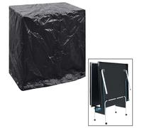 vidaXL Funda muebles jardín mesa ping pong uds 8 ojales 160x55x182cm en 1 ud o 2 uds | estructura resistente ideal para salón dormitorio o estudio