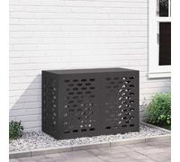 vidaXL Funda para Aire Acondicionado Negro 100 x 50 x 70 cm Acero