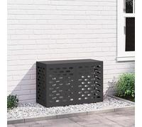 vidaXL Funda para Aire Acondicionado Negro 90 x 40 x 60 cm Acero