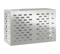 vidaXL Funda para aire acondicionado Plateado 90 x 40 x 60 cm Protector resistente al clima