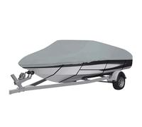 vidaXL Funda para barcos gris 410x110x40 cm