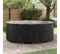 Funda para muebles vidaXL, 244 x 244 x 85 cm, tela Oxford 210D, forma redonda, impermeable