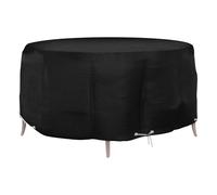 vidaXL Funda para muebles de jardín 10 ojales redonda Ø260x90 cm