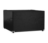 vidaXL Funda para muebles de jardín cuadrada 8 ojales 125x125x75 cm