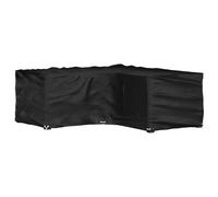 vidaXL Funda para muebles de jardín forma de L 12 ojales 185x185x70 cm