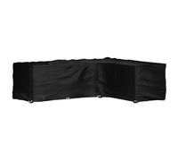 vidaXL Funda para Muebles de jardín Forma de L 18 Ojales 285x220x80 cm, Cubierta para Muebles de Exterior, Funda para Juego de Patio, Funda Protectora para Muebles de jardín