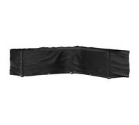vidaXL Funda para muebles de jardín forma de L 20 ojales 300x300x90 cm