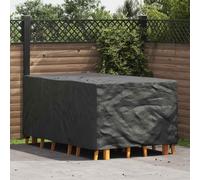 vidaXL Funda para muebles Liso Negro 143 x 225 x 90 cm 210D