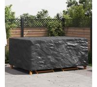 vidaXL Funda para muebles Liso Negro 240 x 180 x 100 cm 210D