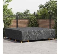vidaXL Funda para muebles Liso Negro 300 x 300 x 70 cm 420D
