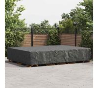 vidaXL Funda para muebles Liso Negro 350 x 260 x 90 cm 210D