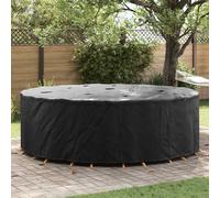 vidaXL Funda para muebles Negro 279 x 279 x 71 cm Tela Oxford 600D
