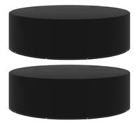vidaXL Fundas de muebles de jardín 2 uds 10 ojales 325x90 cm