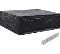 vidaXL Fundas para muebles de jardín, 2 unidades, 8 ojales, 250x210x90 cm