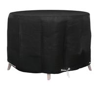 vidaXL Fundas para muebles de jardín 6 ojales redonda Ø125x75 cm