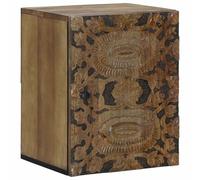 vidaXL Gabinete Colgante de Baño con puerta Marrón 38 x 33,5 x 48 cm