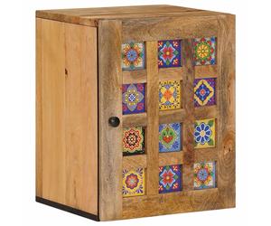 vidaXL Gabinete Colgante de Baño Natural 38 x 33 x 48 cm