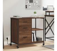 vidaXL Gabinete con Estación de Carga 76 x 41 x 72 cm Marrón Roble