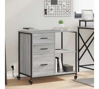 vidaXL Gabinete con Estación de Carga Gris Sonoma 76 x 41 x 72 cm