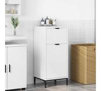 vidaXL Gabinete de Baño 39,5 x 36 x 88 cm Madera de ingeniería, Metal