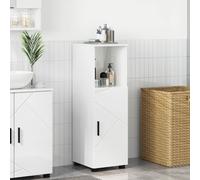 vidaXL Gabinete de Baño brillante 30 x 35 x 95 cm