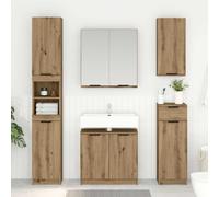 vidaXL Gabinete de Baño Roble artisan 64,5 x 33,5 x 59 cm