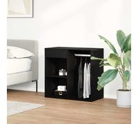 vidaXL Gabinete de Cosméticos con cajón Roble Negro 80 x 40 x 75 cm