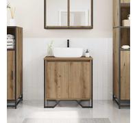 vidaXL Gabinete de Lavabo para Baño Roble artisan 60 x 35 x 60 cm