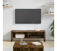 vidaXL Gabinete de TV 100 x 36.5 x 30.5 cm Roble Humo