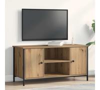 vidaXL Gabinete de TV Roble Artisan 100 x 40 x 50 cm – Mueble de medios, soporte compacto para TV