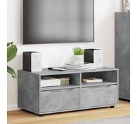 vidaXL Gabinete de TV 100 x 48 x 43 cm Gris Concreto