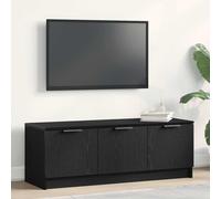 vidaXL Gabinete de TV 102 x 35 x 36,5 cm Roble Negro