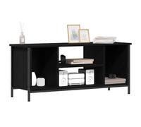 vidaXL Gabinete de TV 102 x 35 x 45 cm Roble Negro | Dale un toque moderno a tu sala con un centro de entretenimiento que se adapta a las últimas tendencias,