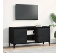 vidaXL Gabinete de TV 102 x 35 x 50 cm Roble Negro
